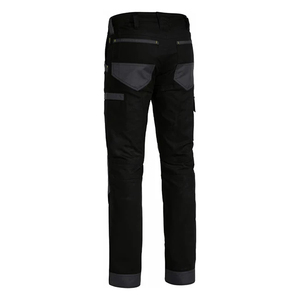 Pantalon de travail multi-poches de qualité pour hommes, pantalon de travail à double genouillère, pantalon décontracté - Product Image 4