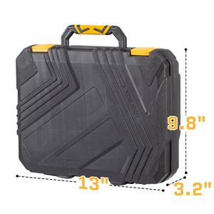 Juego de Taladro Inalámbrico Amarillo de 8V, Kit de Herramientas para el Hogar de 146 Piezas para Reparaciones Domésticas, Código 64201288, Práctico Kit de Herramientas Manuales - Product Image 5