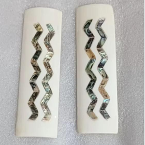 Plaquettes de manche de couteau en os de chameau artisanales, décoratives, style 'Love', en matériau poli, pour la personnalisation de couverts et l'artisanat - Product Image 6