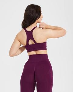 Sujetador Deportivo de Yoga para Mujer, Diseño Fresco, Ecológico, Transpirable, de Secado Rápido, con Logotipo Personalizado, Soporte Medio, con Encaje - Product Image 5