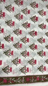 Tela de algodón estampada a mano de la India, tela de algodón suave con estampado a mano, proveedor mayorista de exportación, proveedor listo para pedidos al por mayor. - Product Image 6