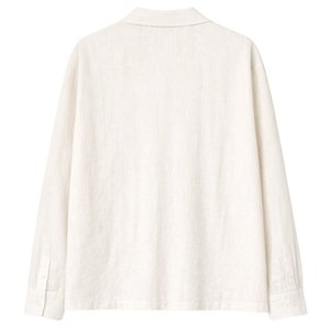 เสื้อเชิ้ตผู้ชายเนื้อผ้าทอแบบมีลาย แขนยาว ติดกระดุม ทรงหลวม สวมใส่สบาย น้ำหนักเบา เหมาะสำหรับใส่ไปเที่ยวพักผ่อน รับผลิตแบบ OEM ขายส่ง - Product Image 2