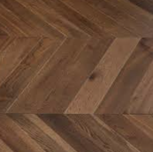 Suelo de roble ahumado en forma de chevron (acabado mate) - Product Image 1