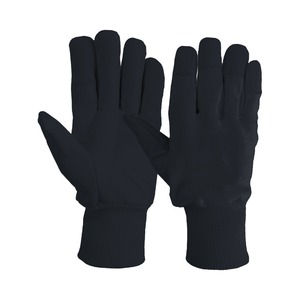 Gants à doigts complets en cuir antidérapants pour l'extérieur unisexe toutes saisons avec fermeture auto-agrippante jaune noir - Product Image 6