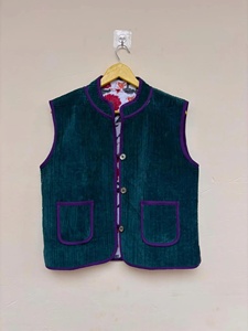 Suzani <b>Velvet</b> Vest Embroidered Turkish Waistcoat Boho Sleeveless <b>Jacket</b> Cropped Winter Unisex Handmade Vintage Floral Cotton - Product Image 1