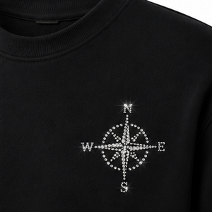 Sweat-shirts pour hommes avec strass, confortables et tendance, pour un style de vie quotidien, prix de gros - Product Image 5