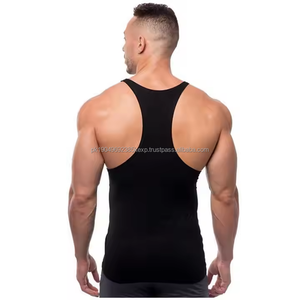 T-shirt sans manches de sport personnalisé en gros, logo personnalisé, débardeur de musculation, débardeur de musculation pour hommes - Product Image 2