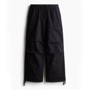 Pantalon ample à jambes larges pour homme, coupe décontractée, design confortable et détendu pour un usage quotidien, style streetwear et extérieur - Product Image 6