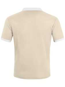 Polo pour homme, fabrication directe, logo personnalisé, 100% coton, séchage rapide, coupe ajustée, manches courtes, motif uni, tricoté - Product Image 2