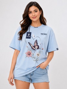 Camiseta Premium para Mujer, Ropa Casual de Algodón de Alta Calidad con Logotipo Personalizado, Servicio OEM, Fabricante de Marca Privada al por Mayor - Product Image 4