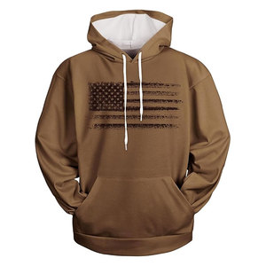 Hoodies Streetwear Men 3D Puff Print Pullover Web Pattern Rhinestone High Quality In Stock Casual Oversized 3D Puff Embroidery - Product Image 1