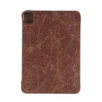 Étui en cuir de luxe de haute qualité avec style professionnel et fermeture à poignée pour iPad Pro M4/M5 11 pouces/13 pouces et iPad Air M2/M3/M4