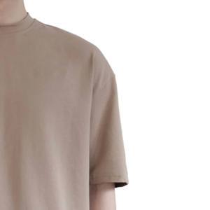 เสื้อยืดคอตตอนออร์แกนิคเนื้อหนัก 300 GSM ทรงบ็อกซี่ ไหล่ตก ไซส์พลัสสำหรับผู้ชาย ปักลายตามสั่ง พิมพ์ลายข้ามไหล่ - Product Image 1
