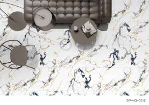 Azulejos de porcelana de calidad de exportación, superficie dorada de alto brillo en tamaño 60x120cm 600x1200mm 24x48 para interiores de primera calidad - Product Image 3