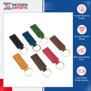Depth Experience Manufacturing Superior Quality Eco-Friendly Handmade PU Leather Keychain Customizable Options Durable Travel - Product Image 3
