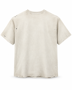 T-shirt Homme Oversize 300 g/m² en Coton Pur Délavé, Coupe Boxy à Épaules Tombantes, Impression Personnalisée - Product Image 2