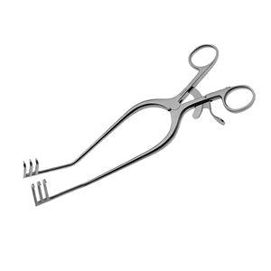 Écarteur Adson en acier inoxydable, auto-fixant, pour plaies cérébellaires, 3x4 dents, autoclavable, instrument chirurgical à cliquet, ORL - Product Image 4