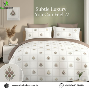 Sábanas de Algodón de Lujo Tamaño Super King |   Juego de Ropa de Cama Estampada Suave con Fundas de Almohada, Colección de Ropa de Cama Transpirable y Duradera - Product Image 2