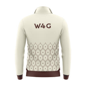 Veste bomber unisexe personnalisée à prix abordable avec logo imprimé, écologique, coupe-vent, respirante, fermeture éclair intégrale, en laine/viscose - Product Image 2