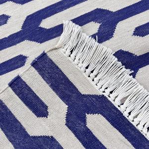 Alfombras de área de algodón reversibles ligeras inspiradas en minimalistas para dormitorios o esquinas de estudio, juego práctico y transpirable 012 - Product Image 5