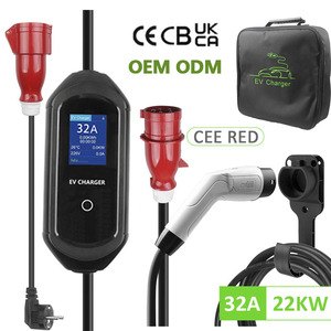 Enchufe CEE Tipo 2 de Alta Calidad de 11 kW para Uso en Interiores y Exteriores, CA Portátil de 16 A y 250 V, Modelo ST-E207, Incluye Bolsa de Almacenamiento, ZSWinner Electric - Product Image 1