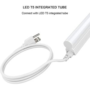Lampada a Tubo LED Integrata T8/T5 2FT con Cavo di Alimentazione AC e Spina a 3 Poli USA per Garage, Officine, Magazzini e Ambienti Commerciali - Product Image 3