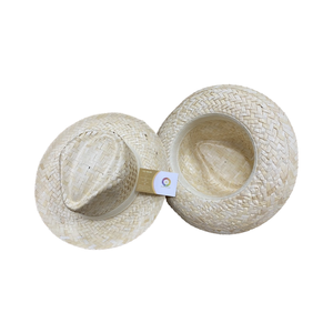 Sombrero de paja de algas marinas Vintage de fábrica con ala corta 6-9cm cinta decorativa Casual fiesta esquí granjero turista Bar regalo accesorio - Product Image 1