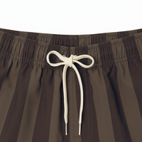 Pantalones Cortos de Lino/Algodón para Hombre, Estilo Oxford, Cintura Media, Sólidos, Casuales, Transpirables, para Vacaciones de Verano, Playa, Cintura Elástica Alta