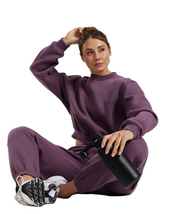 Sudadera Extra Grande de Primera Calidad para Mujer, Cuello Redondo, Último Diseño, Hombros Caídos, Logotipo Frontal, Sudadera Extra Grande para Mujer - Product Image 6