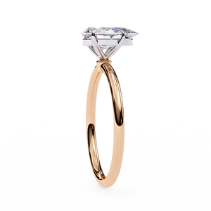 Anillo de Compromiso Clásico con Diamante Cultivado en Laboratorio de 1 Quilate, Corte Pera, Oro de 10k, 14k, 18k, Certificado IGI, Diamante VS DEF para Aniversario o Boda - Product Image 6