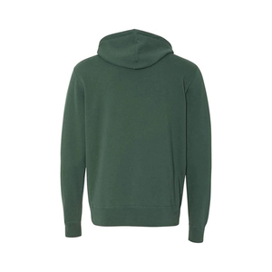 Sudadera con Capucha y Cremallera para Hombre, Color Sólido, Felpa, Estilo Casual, Corte Regular, Verde Otoño, 100% Algodón, Producción Harry Johnson - Product Image 2