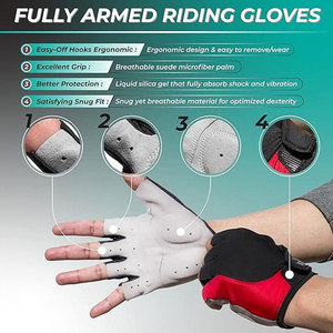 Best Quality Cycling Bike Racing Gloves Half Finger Mountain Bicycle Sports Gloves Non Slip Shock Absorbing Riding Gloves - Product Image 4