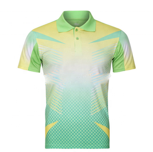 Servicio OEM al por Mayor, Camiseta con Diseño Personalizado, 100% Poliéster, Impresión Digital, Secado Rápido, Manga Corta, para Golf Masculino - Product Image 4