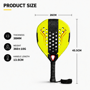 Raquette de padel OEM ODM, logo personnalisé, faible MOQ, marque privée, fibre de carbone, Kevlar, fibre de verre, écologique, légère, noyau EVA, 16x19, 3K - Product Image 2