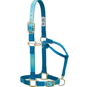 2024 nouvelle arrivée meilleure vente licou en Nylon pour cheval dans de nombreuses couleurs et tailles réglable double pli nylon cheval licou en épi complet - Product Image 5