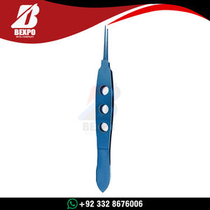 Pinzas para Suturas McPherson, Instrumento Quirúrgico Oftálmico de Acero Inoxidable, Instrumentos Reutilizables de Precisión para Microcirugía - Product Image 6
