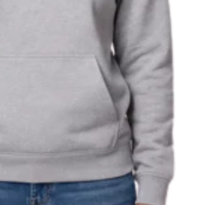 Sudadera con Capucha Unisex Jack and Jill para Adultos, Color Gris Jaspeado, Felpa de Algodón, Logotipo de Chenilla, Sudadera Informal y Cómoda - Product Image 4