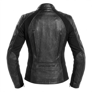 Women Catwalk Cowhide/Kangaroo Perforated Track Riding Motorbike Leather <b>Racing</b> <b>Jacket</b>/Chaqueta CE Certified, All Sizes & Colors - Product Image 2