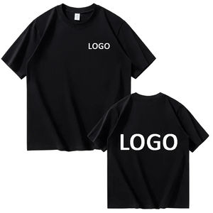 T-shirt homme personnalisé 100 % coton pur, taille européenne, avec logo et texte/photos sur le devant et le dos, haut respirant à manches courtes pour l'été 2025 - Product Image 5