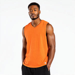 เสื้อกล้ามผู้ชาย Regal Three ระบายอากาศ แห้งเร็ว ป้องกันรังสียูวี ทรงเข้ารูป เหมาะสำหรับออกกำลังกาย ผลิตจากโพลีเอสเตอร์/คอตตอน คอวี - Product Image 5