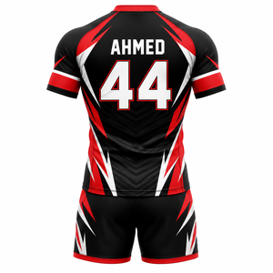 Premium Rugby Athletic Uniform Set with Fully Personalized Designs, High Performance Jersey and <b>Shorts</b> for Team Competition - Product Image 2