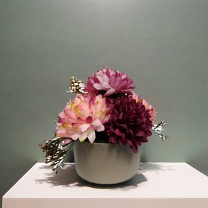 Airly PP <b>Plastic</b> Flower Pots Modern Multi-Size 3 Colors White Black Mocha Lightweight Durable Floral Arrangements Outdoor/Indoor - Product Image 1