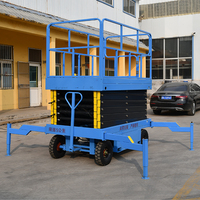 İndirimli Hidrolik Otomatik İskele Asansörü İnşaat Çalışma Platformu Mobil Elektrikli Makaslı Platform