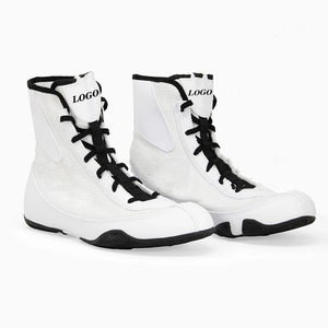 Fabricación OEM de Zapatos de Lucha Libre de Alta Calidad con Logotipo Personalizado, Zapatos de Boxeo Profesionales para Entrenamiento Juvenil, Crea Tu Propia Marca de Zapatos - Product Image 4