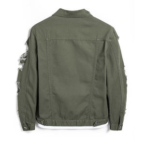 2026 New High Quality Custom Dyed Blue <b>Denim</b> <b>Jacket</b> Men OEM Service Stand Collar Vintage Anti-Bacterial Custom Logo Winter Front - Product Image 5