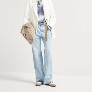 Dernières tendances en matière de jeans et pantalons pour femmes, décontractés, best-sellers, vente en gros, OEM, export, qualité supérieure, design personnalisé - Product Image 3