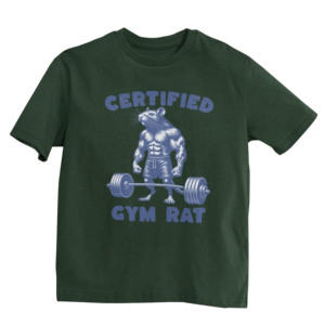 T-shirt de sport pour homme, manches courtes, imprimé, jersey en coton, col rond, coupe classique, respirant, écologique, pour la gym et le fitness. - Product Image 3