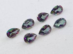 Topacio Místico Facetado en Forma de Pera, Piedra Preciosa Suelta de 6x4mm, 7x5mm, 9x6mm, Calibrada, Lote para Fabricación de Joyería Natural - Product Image 2