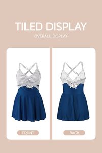 Maillot de bain une pièce personnalisé avec logo, élégant pour femme, idéal pour l'été et la plage, fabrication professionnelle, vente en gros - Product Image 5