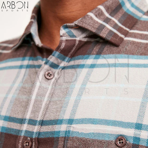 Crea tu propia camisa de franela ligera, de la más alta calidad, recién llegada, de talla grande, transpirable, personalizada, hecha al mejor precio. - Product Image 6